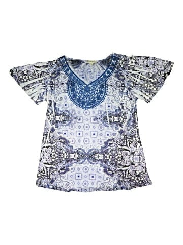 Live and Let Live Short Sleeve Blouse (view 2)