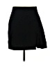 Moda International Solid Black Wool Skirt Size 4 - photo 1