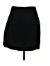 Moda International Solid Black Wool Skirt Size 4 - photo 2