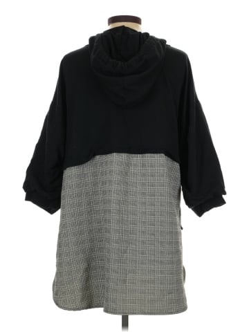 Zara W&B Collection Poncho (view 2)