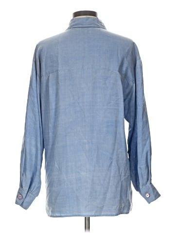 Liz Claiborne Collection Long Sleeve Silk Top (view 2)