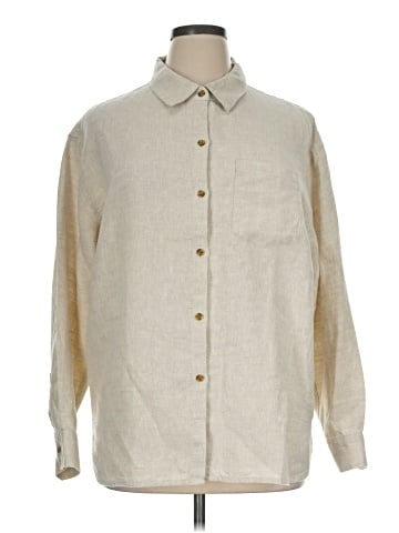 Athleta Long Sleeve Button-Down Shirt (view 1)