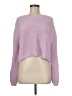 LA Hearts Checkered-gingham Pink Pullover Sweater Size M - photo 1