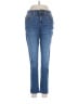 Democracy Argyle Blue Jeans Size 6 - photo 1