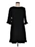 CeCe 100% Polyester Solid Black Casual Dress Size 8 - photo 1