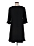 CeCe 100% Polyester Solid Black Casual Dress Size 8 - photo 2