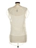 Kut from the Kloth 100% Polyester Ivory Sleeveless Blouse Size L - photo 2