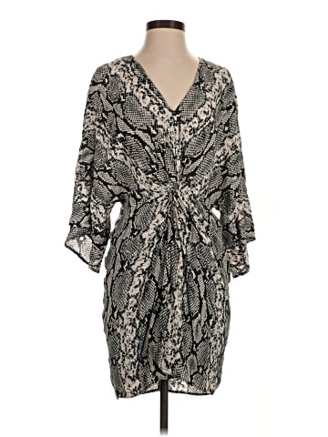 Lavender Brown Casual Dress (view 1)