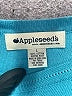 Appleseeds 100% Cotton Teal Short Sleeve Top Size L - photo 7