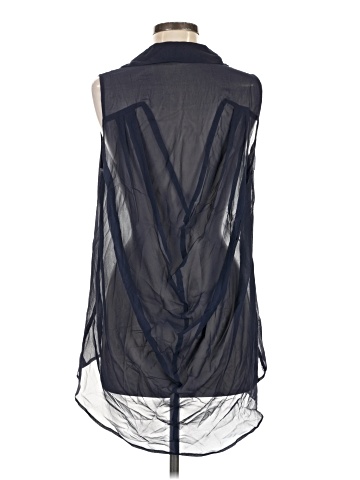 TWO by Vince Camuto Sleeveless Silk Top (view 2)