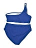 Unbranded Solid Blue Two Piece Swimsuit Size XL - photo 2