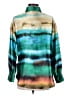 Bailey 44 100% Polyester Color Block Teal Green Long Sleeve Blouse Size XS - photo 2
