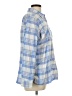 L.L.Bean Plaid Blue Long Sleeve Button-Down Shirt Size L - photo 4