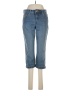 Gloria Vanderbilt Stripes Blue Jeans Size 6 missy - photo 1