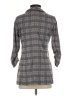 Candie's Plaid Gray Blazer Size S - photo 2