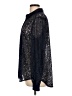 JM Collection 100% Polyester Black Long Sleeve Blouse Size L - photo 5