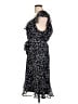 DKNY 100% Polyester Stars Black Casual Dress Size 10 - photo 5