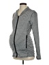 Kimi + Kai Maternity Gray Zip Up Hoodie Size S - photo 1