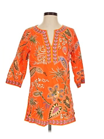 Gretchen Scott Designs 3/4 Sleeve Blouse (view 1)