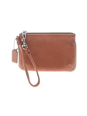 Coach Factory Leather Wristlet (view 1)