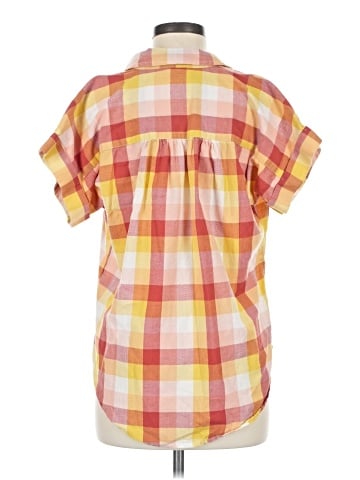 Caslon Short Sleeve Button-Down Shirt (view 2)