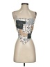 Shein 100% Polyester Silver Sleeveless Top Size XS - photo 1