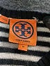 Tory Burch 100% Wool Stripes Black Wool Pullover Sweater Size M - photo 7