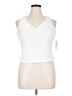 Bisou Bisou White Sleeveless Top Size XL - photo 1