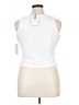 Bisou Bisou White Sleeveless Top Size XL - photo 2