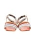 Mercedes Castillo Color Block Orange Sandals Size 8 1/2 - photo 2