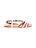 Mercedes Castillo Color Block Orange Sandals Size 8 1/2 - photo 1