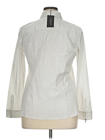 Lafayette 148 New York Long Sleeve Button-Down Shirt (view 2)