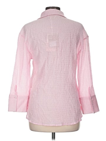Hester & Orchard 3/4 Sleeve Button-Down Shirt (view 2)