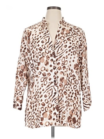 Tweeds 3/4 Sleeve Blouse (view 1)