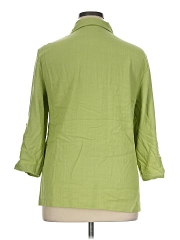 Requirements 3/4 Sleeve Button-Down Shirt (view 2)