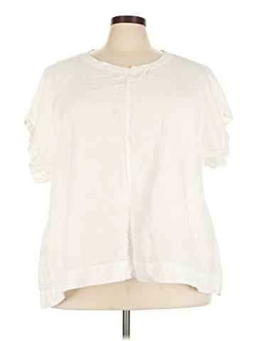 Flax Short Sleeve Blouse (view 1)