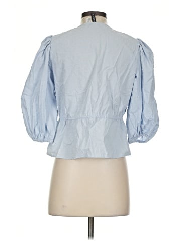 Divided by H&M 3/4 Sleeve Button-Down Shirt (view 2)