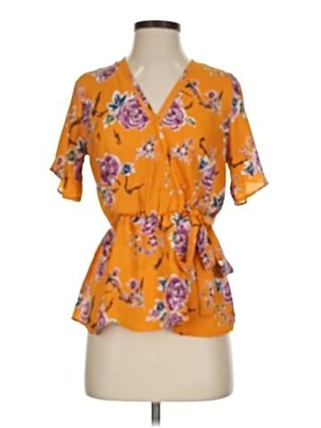 Sienna Sky Short Sleeve Blouse (view 1)