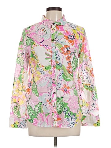 Lilly Pulitzer For Target Long Sleeve Blouse (view 1)