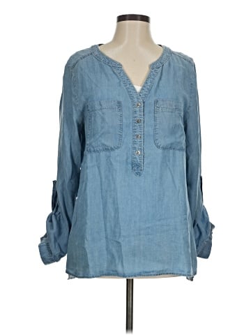 MiracleBody 3/4 Sleeve Blouse (view 1)