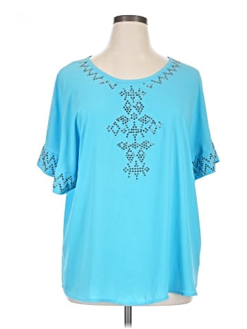 Cha Cha Vente Short Sleeve Blouse (view 1)