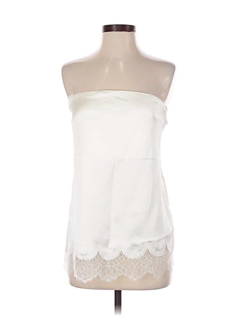 Zara Sleeveless Blouse In Ivory