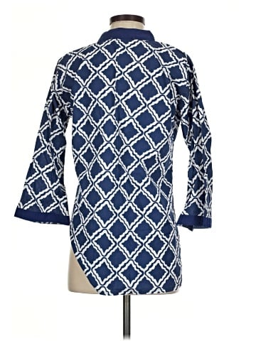 Cape Madras 3/4 Sleeve Button-Down Shirt (view 2)