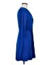 Chaps Solid Blue Cocktail Dress Size M (petite) - photo 4