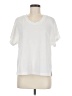 BonWorth 100% Polyester White Short Sleeve Top Size M (petite) - photo 1