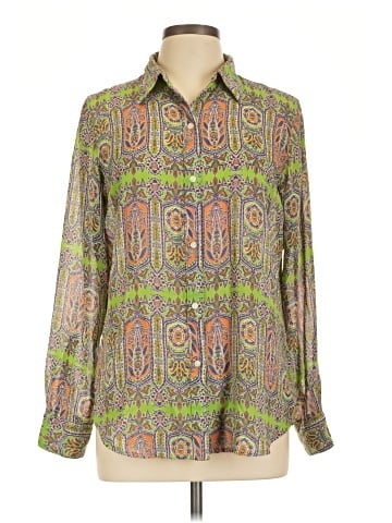 Chaps Long Sleeve Blouse (view 1)