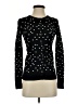 Merona 100% Cotton Polka Dots Black Pullover Sweater Size XS - photo 1