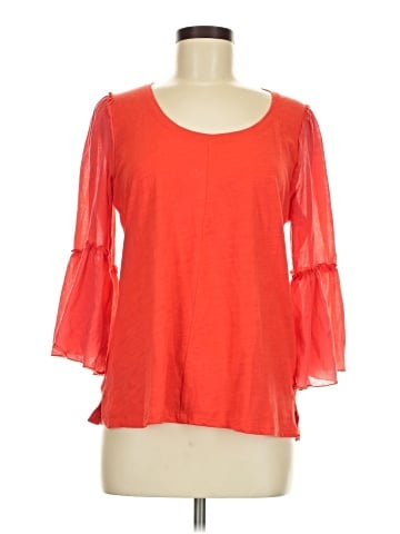 Bordeaux 3/4 Sleeve Top (view 1)