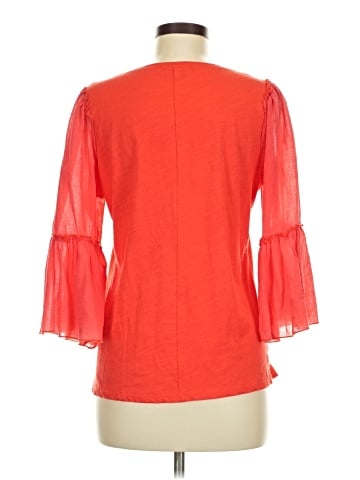 Bordeaux 3/4 Sleeve Top (view 2)