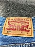 Levi's 100% Cotton Blue Denim Shorts Size 25 waist - photo 3